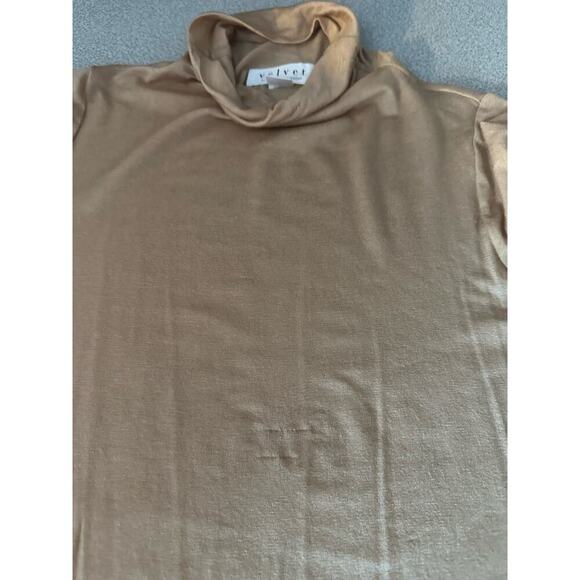 Velvet by Graham & Spencer Small Mock Neck Lightweight Asymmetric lagenlook - Picture 8 of 8